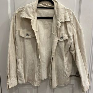 Cool cream corduroy jacket